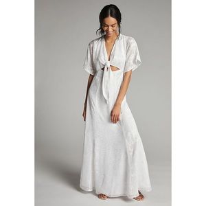 cut out detail maxi dress SAME Los Angeles Long Sleeve Cut Out Maxi Dress (Mocha Lurex)